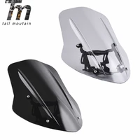 for 2014 2018 ducati diavel windscreen windshield cover wind deflector with mounting bracket 2015 2016 2017 motorcycle parts new