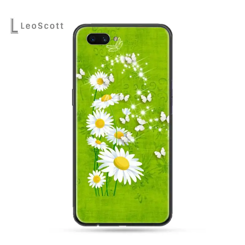 

daisy sunflower chrysanthemum Phone Case For OPPO F 1S 7 9 K1 A77 F3 RENO F11 A5 A9 2020 A73S R15 REALME PRO