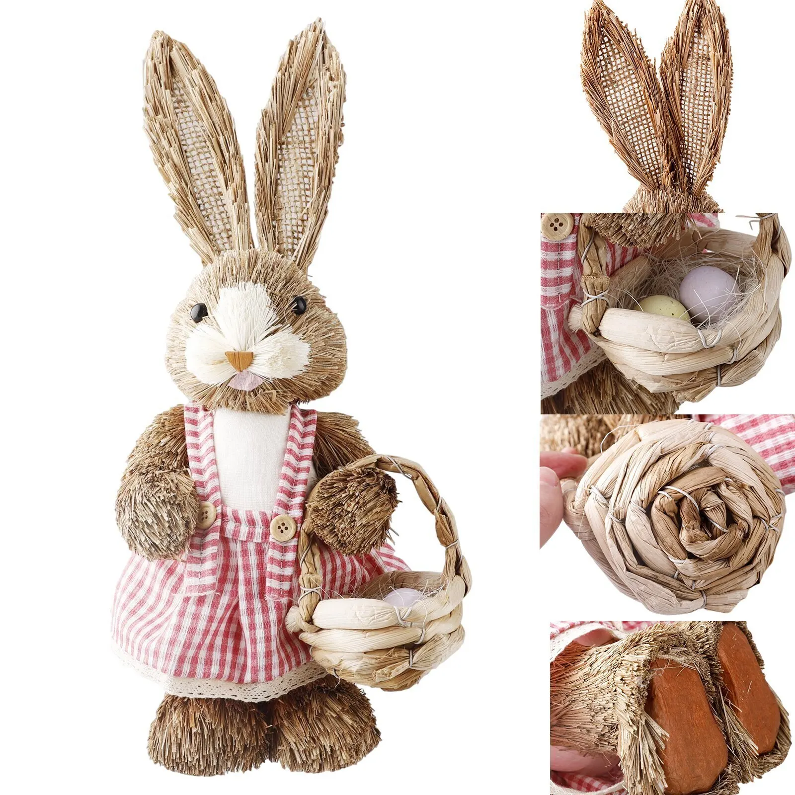 

Easter Decoration Simulation Easter Cute Rabbit Ornament Home Festival Party Window Decorations Photography Props 2020