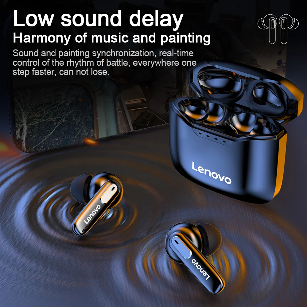 Беспроводные наушники Lenovo XT81 Hi-Fi стерео TWS сенсорные спортивные Bluetooth-совместимая