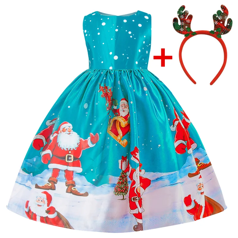 Вечерние платья принцессы для маленьких девочек Рождественский подарок