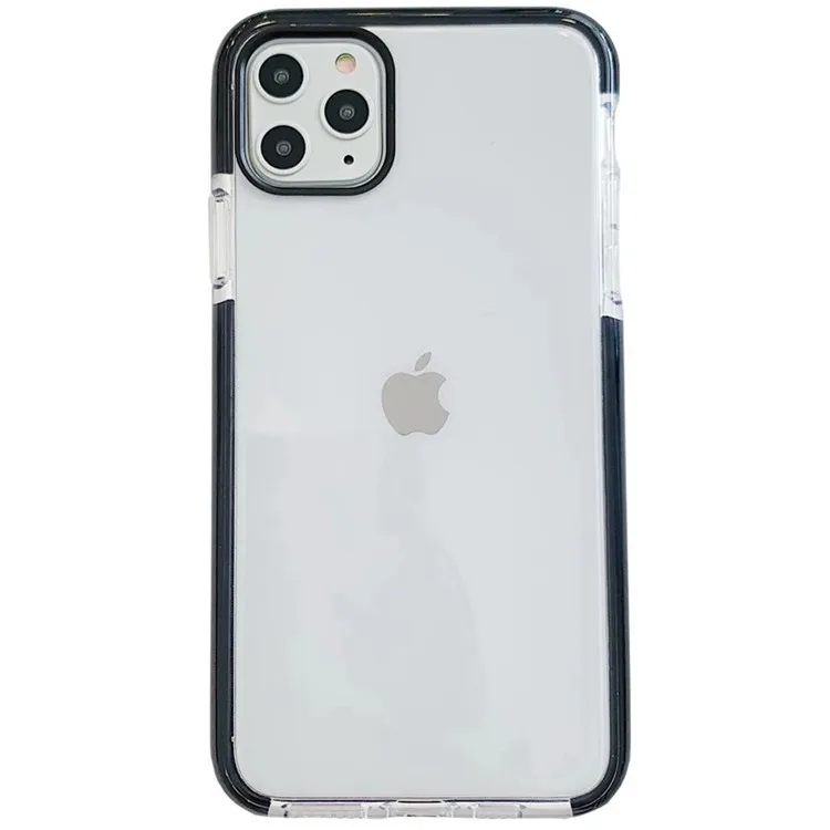 

Applicable Simple 11pro Max Xs Phone Case Two-Tone Transparent Soft Case Female Silicone Case for Apple 8plus Xr7p6s