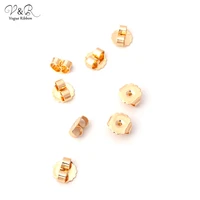 diy finding materials gold plated butterfly earring closure stopper for earring diy handmade jewelry making findings components