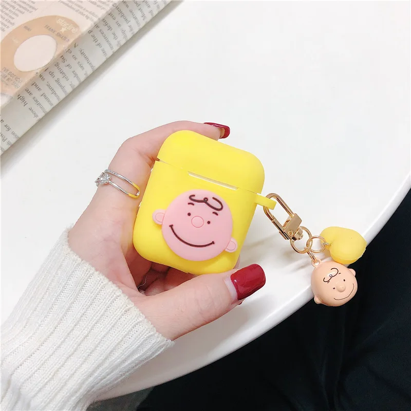 Новый мультяшный силиконовый чехол для Airpods 2 милый наушников аксессуары