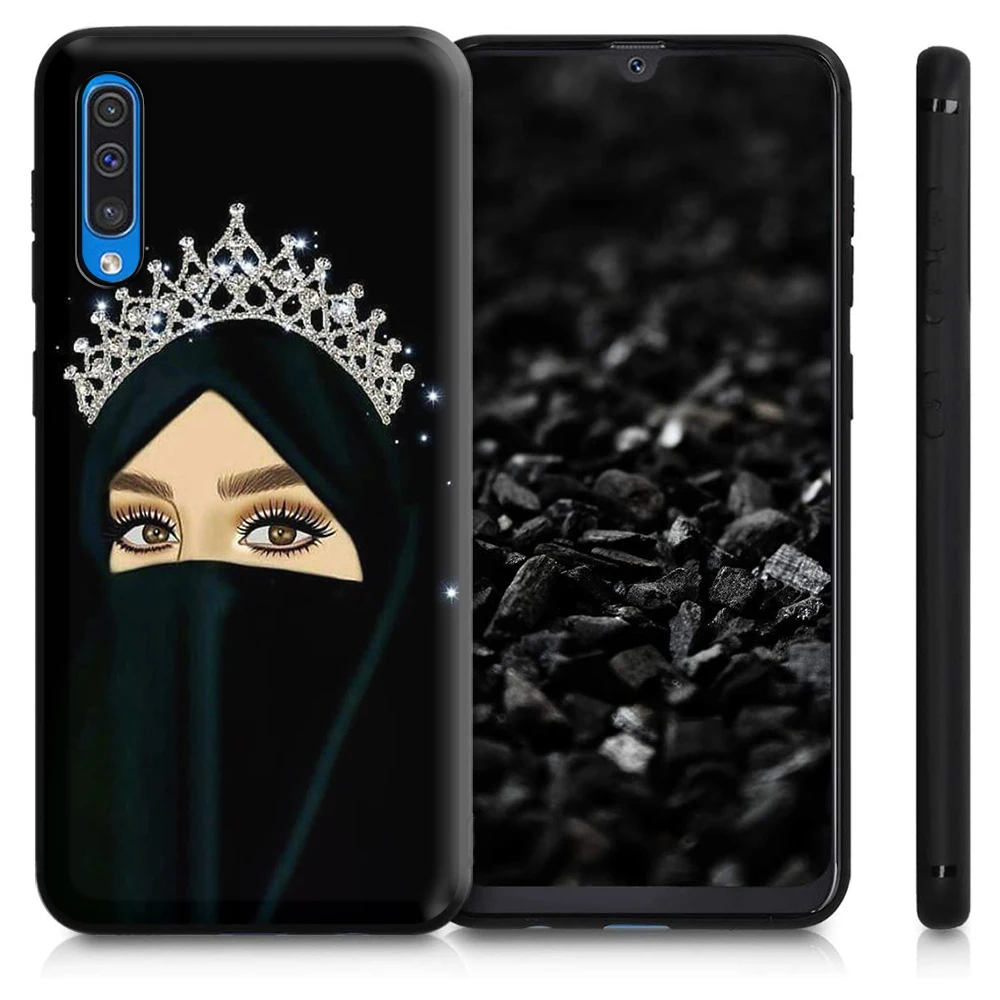 

Muslim Islamic Arabic Hijab Girl Silicone Case for Samsung Galaxy Note 20 10 9 8 S20 Fe S10 S10E S9 S8 Plus Ultra Lite S7 Edge