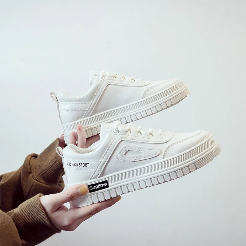 

New Arrival Women's Spring Platform Shoes , White,Green,Rubber Sole Kawaii Shoes,Non Slip Comfort Casual Shoes,Trainers Sneakers