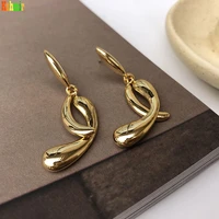 kshmir new earring fashion temperament female geometric pendant earrings metal gold earrings female 2020