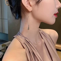 zdmxjl 2021 trend korea fashion women earrings long pendant high class hanging earrings for wommen jewelry wedding accessories