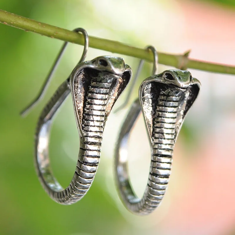 

Fashion Egyptian Cobra Earrings Snake Egyptian Jewelry Earrings for Women Jewelry Women Egypt Puck Rock Style