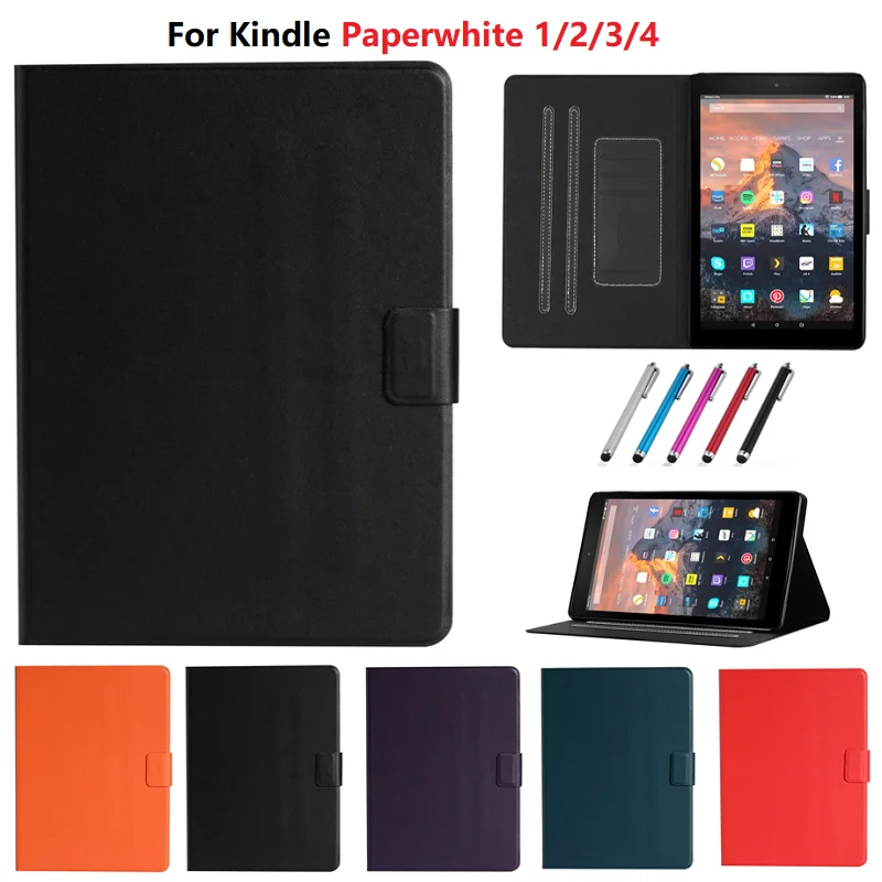 Умный тонкий складной чехол для электронной книги Amazon Kindle Paperwhite 1 2 3 4 2018 10