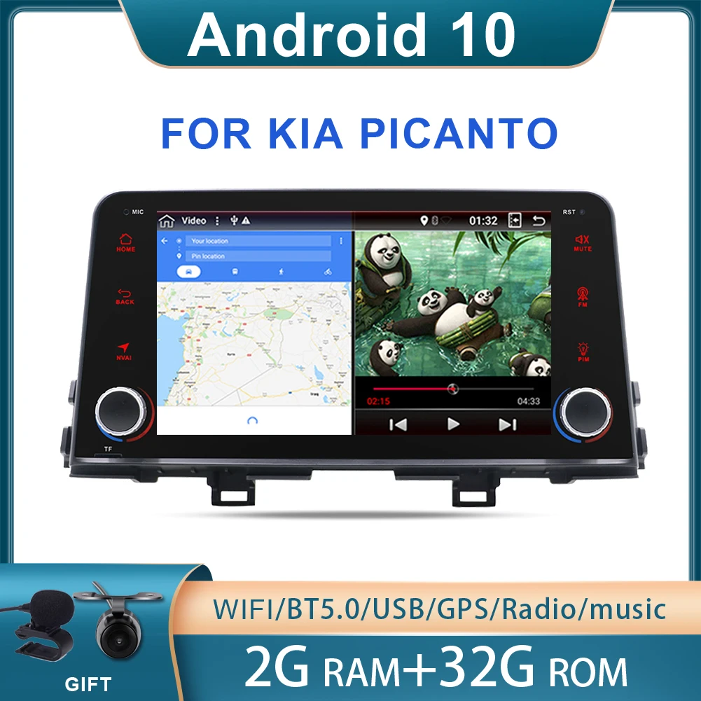 2 Гб ОЗУ Android 10 0 для KIA PICANTO Morning 2016 2017 2018 2019 мультимедийная стереосистема