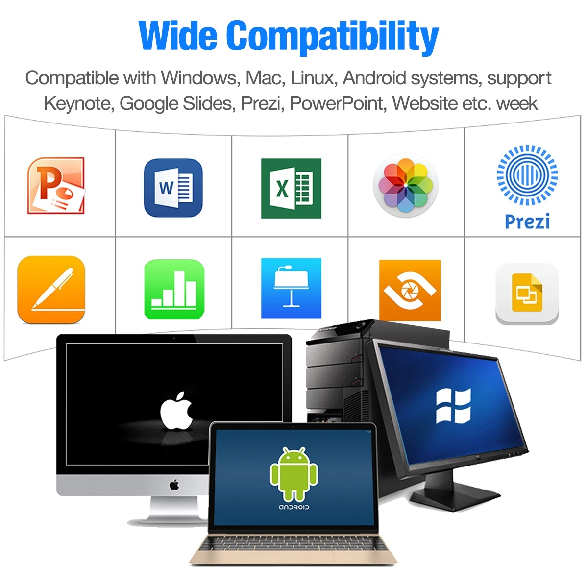 Радиочастотная Беспроводная указка 2 4 ГГц перезаряжаемое кольцо на палец USB с