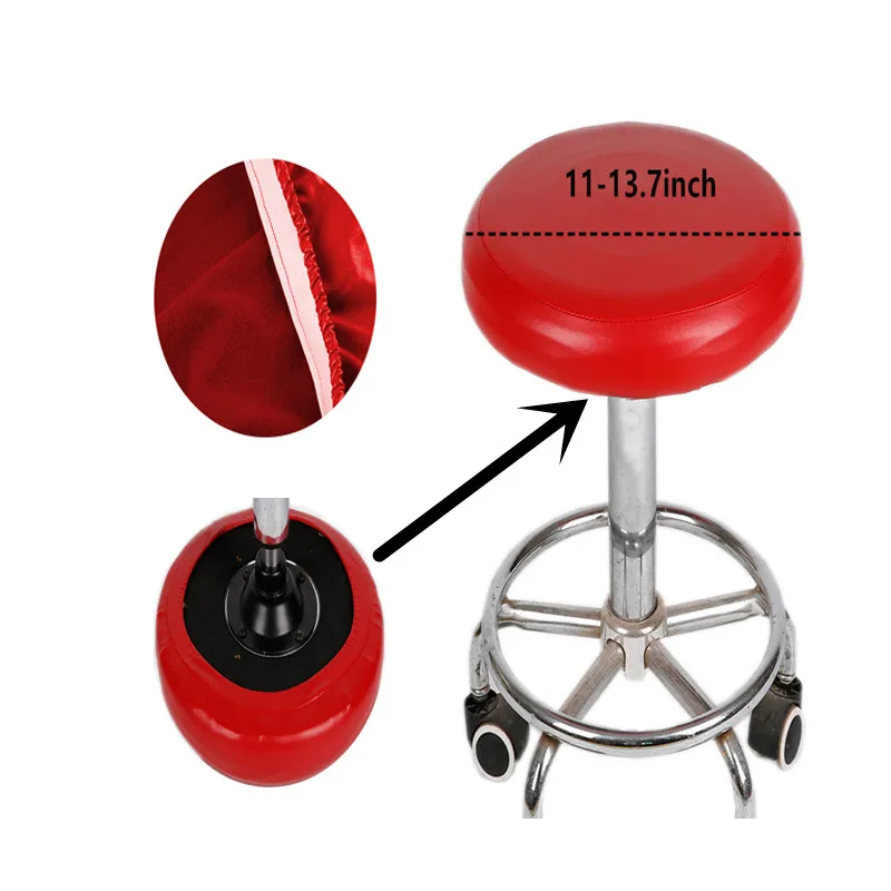 Чехол для барного стула из искусственной кожи водонепроницаемый маслостойкий