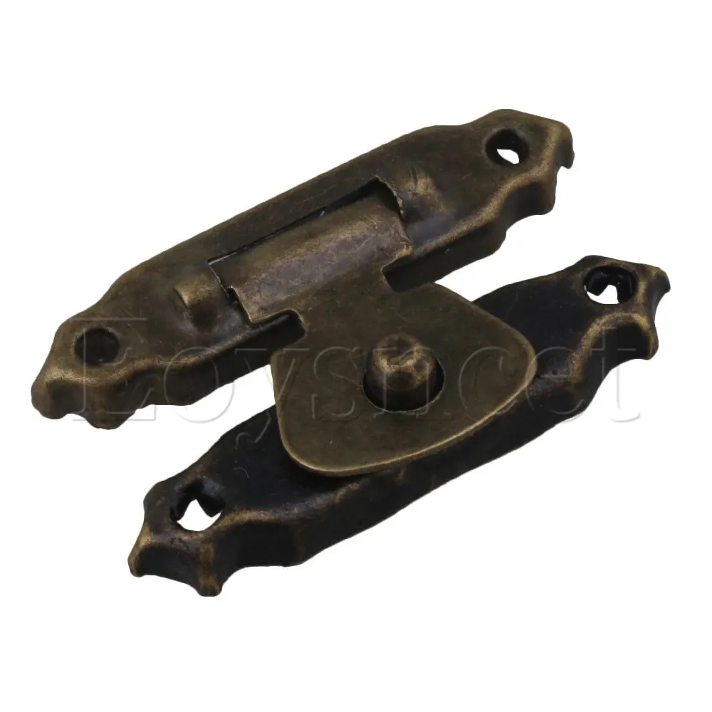 10 шт Мини ящик для украшений коробка пряжки Переключить Засов железа фиксатор