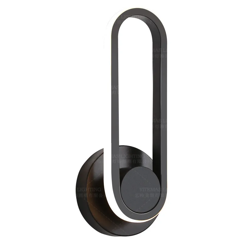 White Modern LED wall sconce light flexible black lamp adjustable mounted dimmable in bedroom reading room foyer | Лампы и освещение