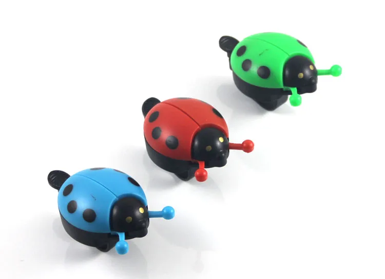 4-Цвет детей взрослый велосипедный звонок в виде божьей коровки мульти Цвет Жук