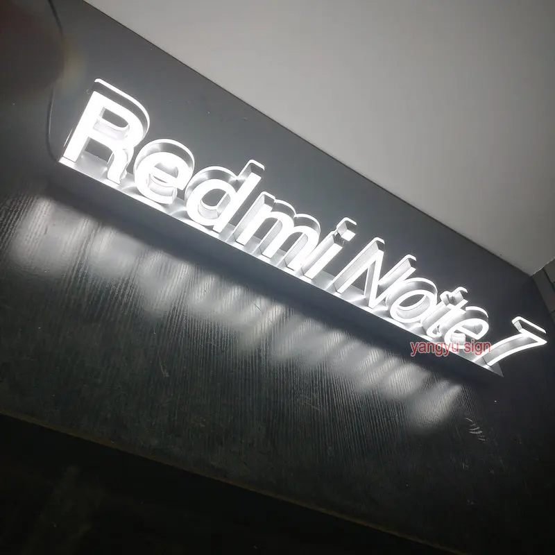 HUWEI MATE 10 3D Led Настольный вертикальный знак светодиодный акриловый дисплей вывеска