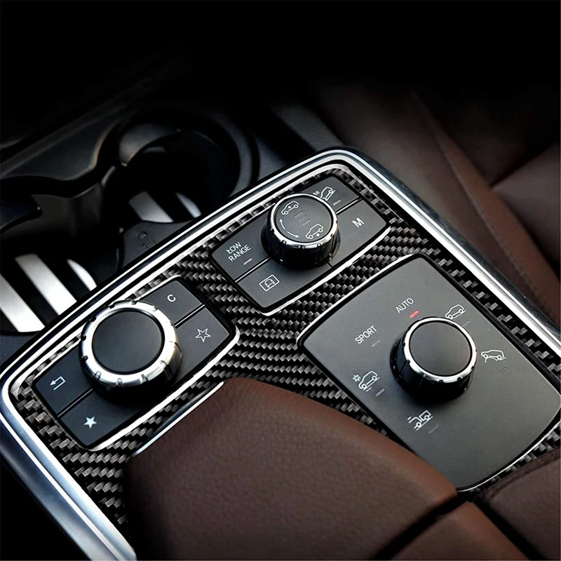 Декоративная крышка для центральной консоли из углепластика рамка держателя