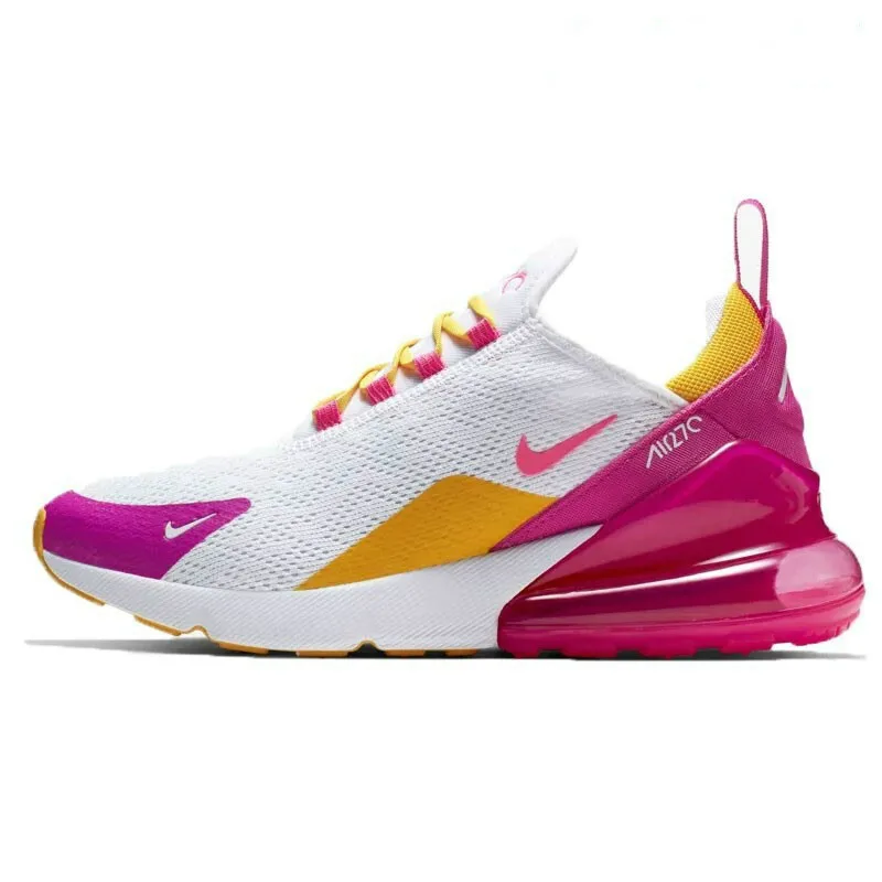 CI1963-166 Оригинальные женские дышащие кроссовки для бега NIKE Air Max 270, спортивные уличные кроссовки, спортивная Дизайнерская обувь CD8497-100 - Цвет: CI1963-166
