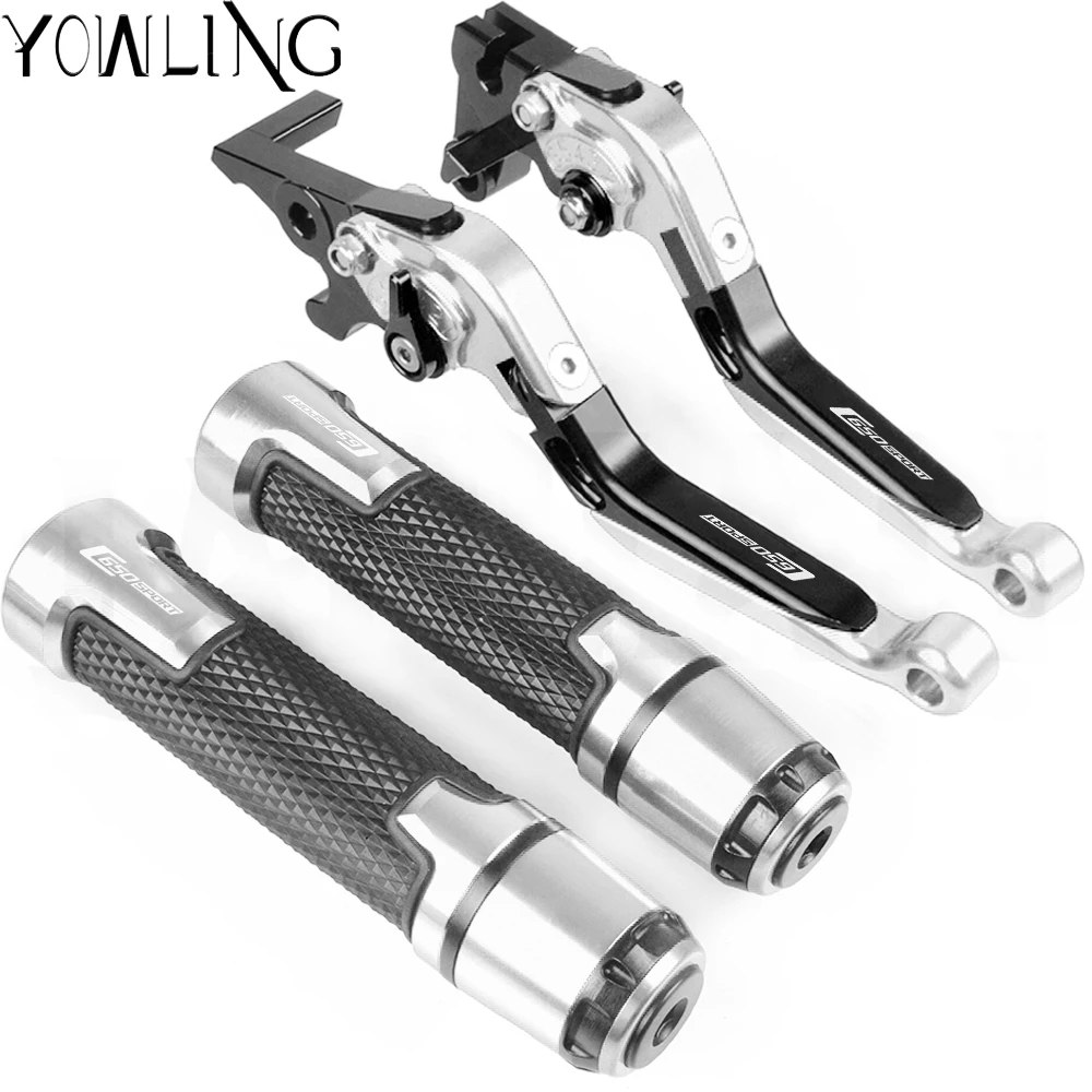 

Motorcycle Accessories Extendable Brake Clutch Levers Handlebar Hand Grips ends For BMW C650 SPORT C650SPORT 2015 2016 2017