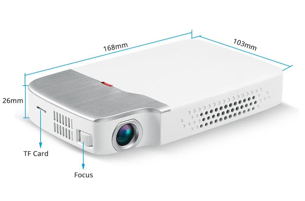 Портативный проектор 1080 лм Android с аккумулятором|Аксессуары для проекторов| |