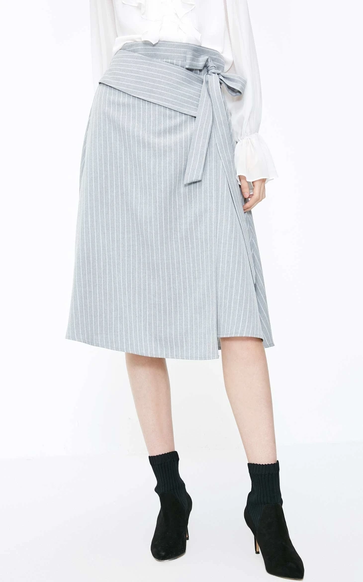 Vero Moda Новые поступления Полосатая юбка со шнуровкой со средней талией | 318316549