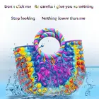 Силиконовая сумка-мешок через плечо для снятия стресса и аутизма