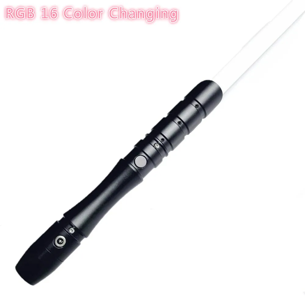 

AnakinSkywalker Lightsaber RGB 16 Color Changing Metal Handle Sword Jedi Sith Luke Light Saber Force FX Heavy Dueling