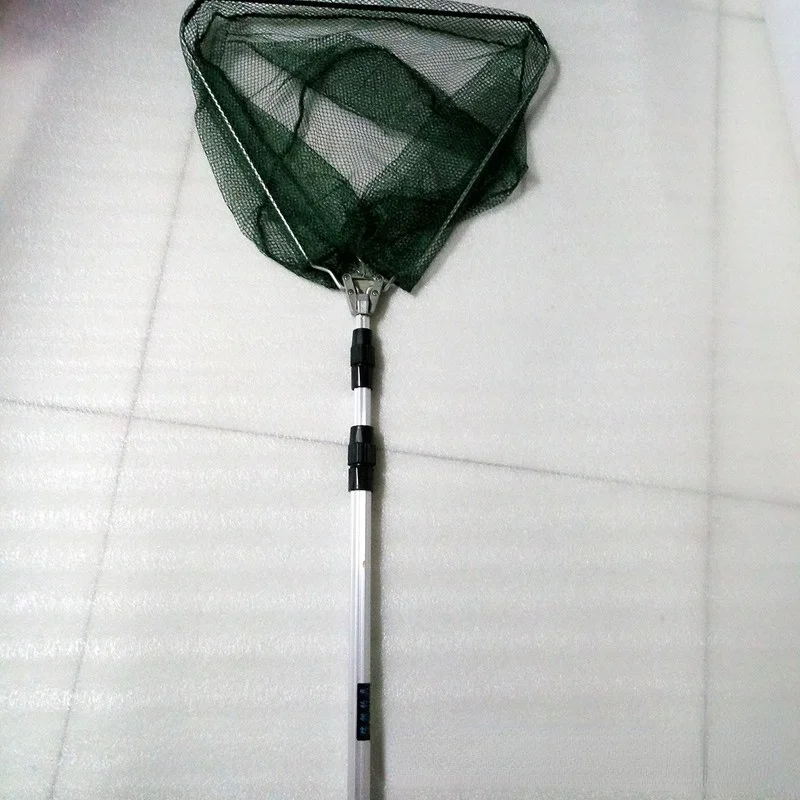 

150/170/210cm Aluminum Alloy Retractable Telescoping Foldable Landing Net Pole Folding Landing Net For Fly Fishing