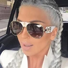 Солнцезащитные очки в стиле хип-хоп для мужчин и женщин UV400, 2021