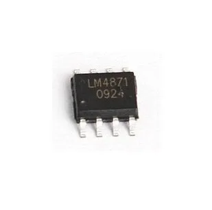 10 шт. LM4871MX SOP8 LM4871 SOP 4871 8 3 Вт аудио усилитель мощности с режимом выключения Новый и