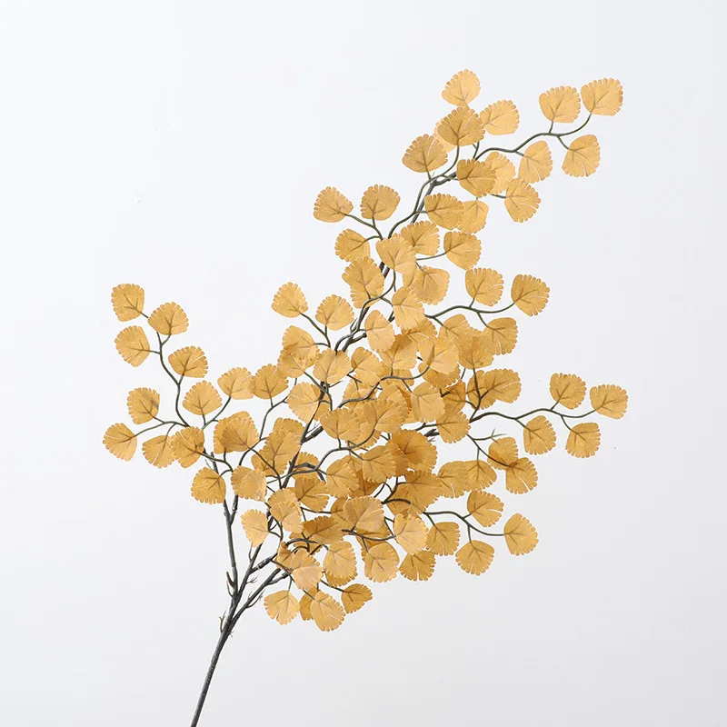 Искусственные шелковые цветы из ракушек лист ветка для украшения дома стол