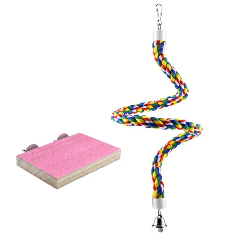 2 шт./компл. птица перчи деревянная подставка игровая площадка лапа шлифовальный