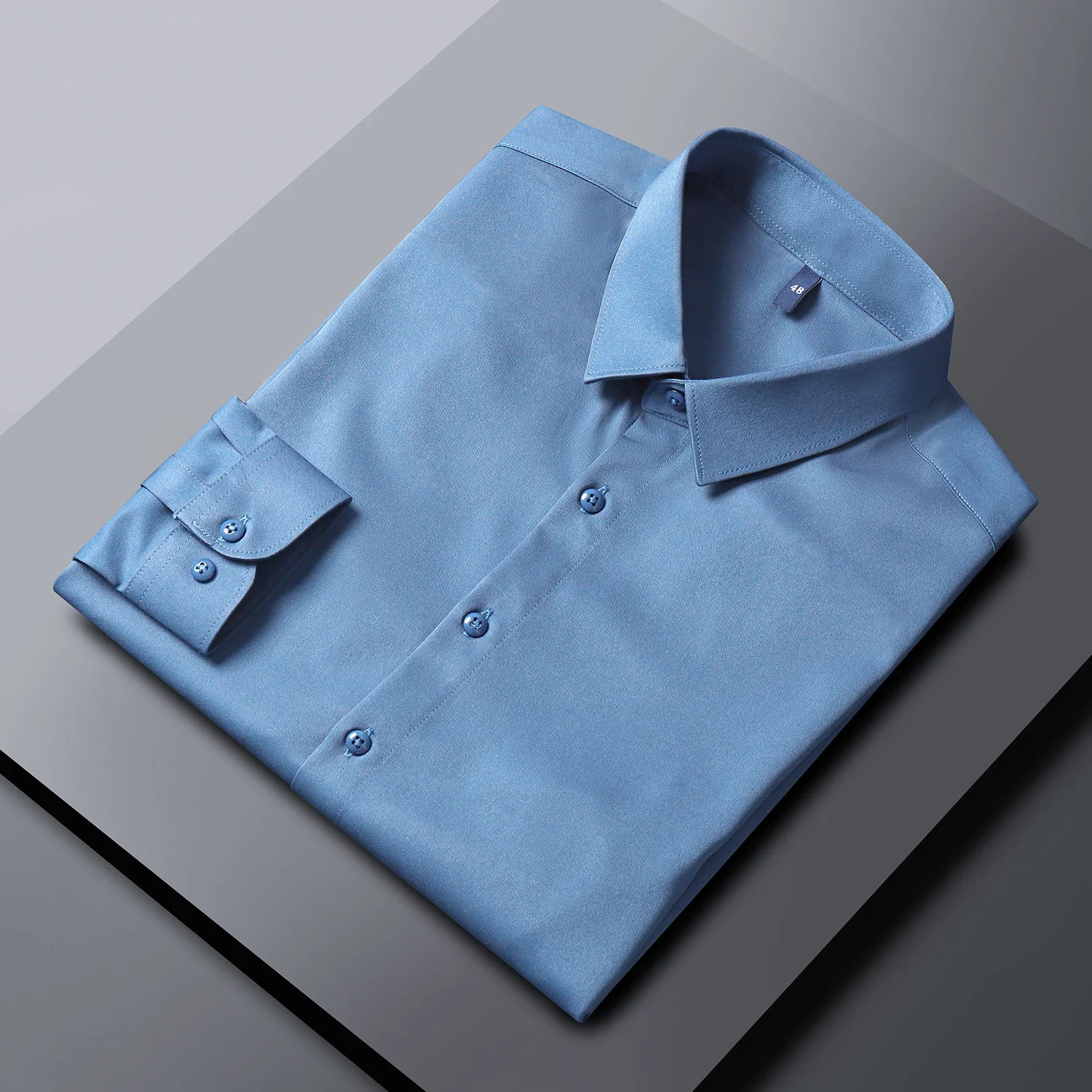 

Spring New Autumn Men Casual Slim Fit Shirt Botton Shirts Cotton Linen Blouse Long Sleeve Male Fashion Solid Shirts D268