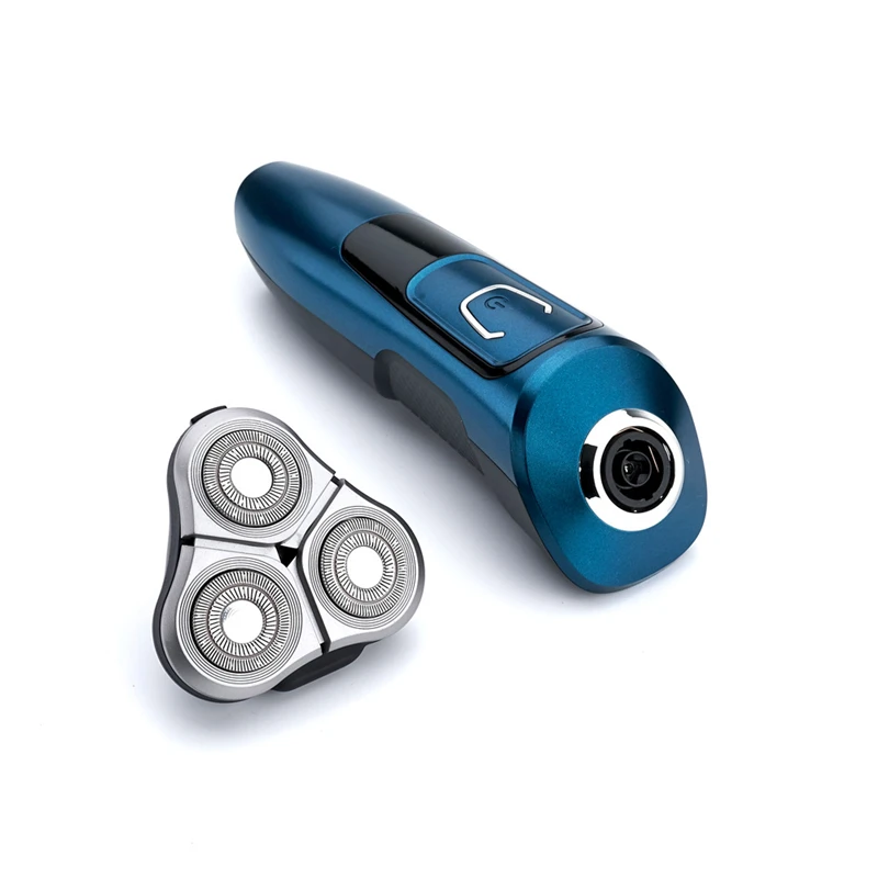 ZN1159 Blue 01 ZOZEN, мужская электробритва, перезаряжаемая, электрическая бритва, бритвенный станок, триммер для бороды, моющийся, влажный, сухой, водонепроницаемый - Цвет: ZN1159 Blue 01