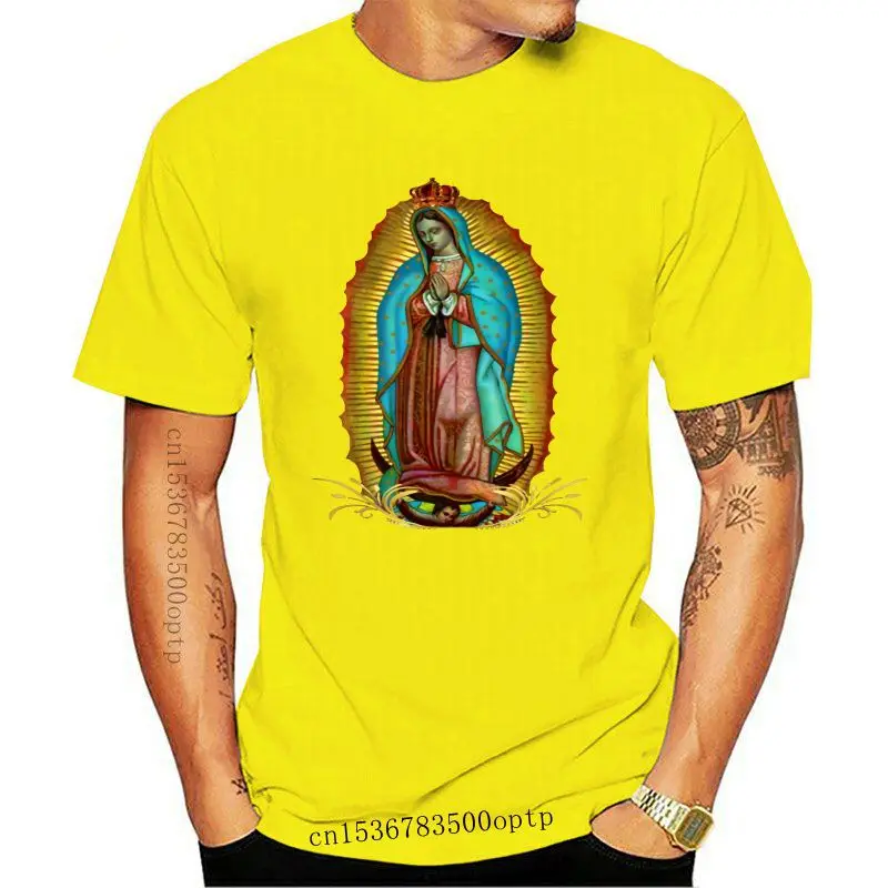 

our lady of gua dalupe virgin mary 07 t shirt Print Short Sleeve S-XXXL streetwear Crazy Humor Spring Letters shirt