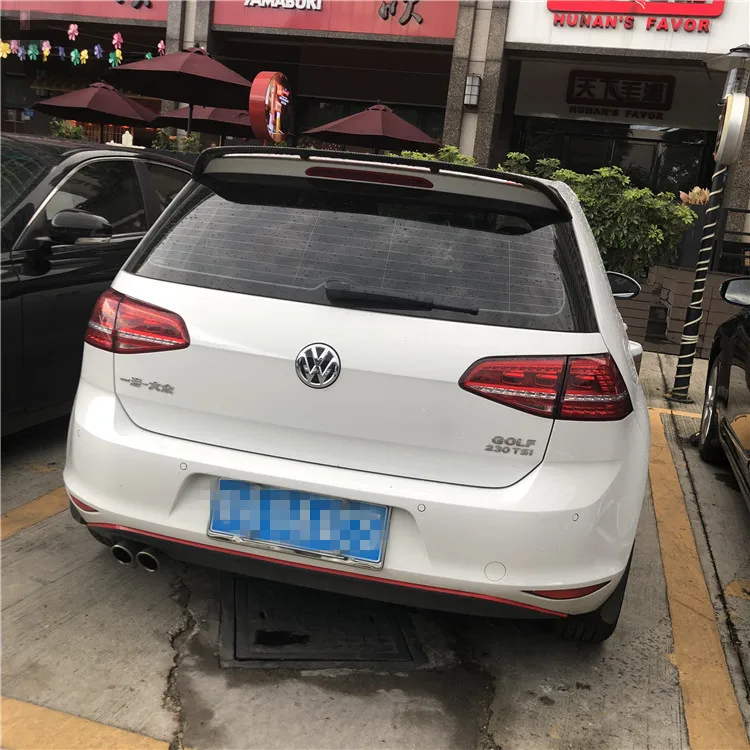 Спойлер для гольфа 2014 2018 Volkswagen Golf 7 5 FZRK ABS пластиковый материал заднее крыло