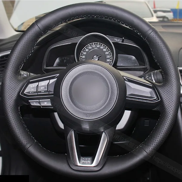 

Сделай Сам, вышитая вручную кожа, искусственная кожа для Mazda 3