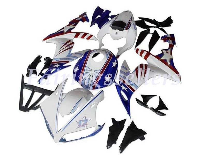 4 подарка новая инъекция ABS полный обтекатель подходит для Yamaha R1 2004 2005 2006 04 05 06 YZF
