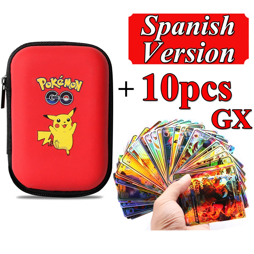 2021 карты для игр Pokemon Pikachu емкость 60 держатель карт альбома вспышки с испанским