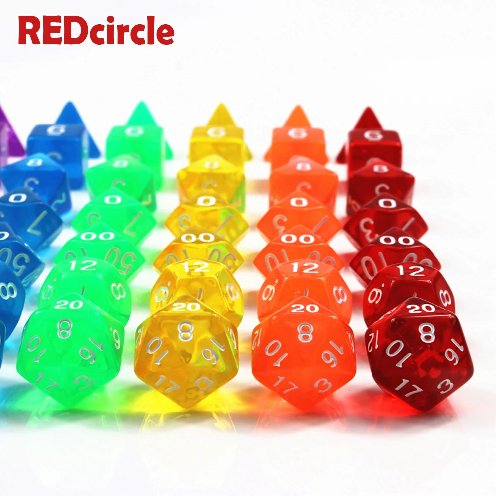 Горячая Распродажа Candy Die 7 шт./компл. прочный Набор игральных костей в старинном