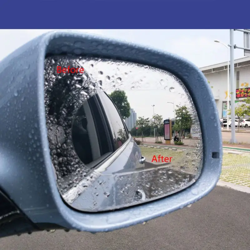 

Автомобильная противотуманная пленка 652F, 1 пара, противотуманное покрытие, водостойкая гидрофобная фотопленка заднего вида