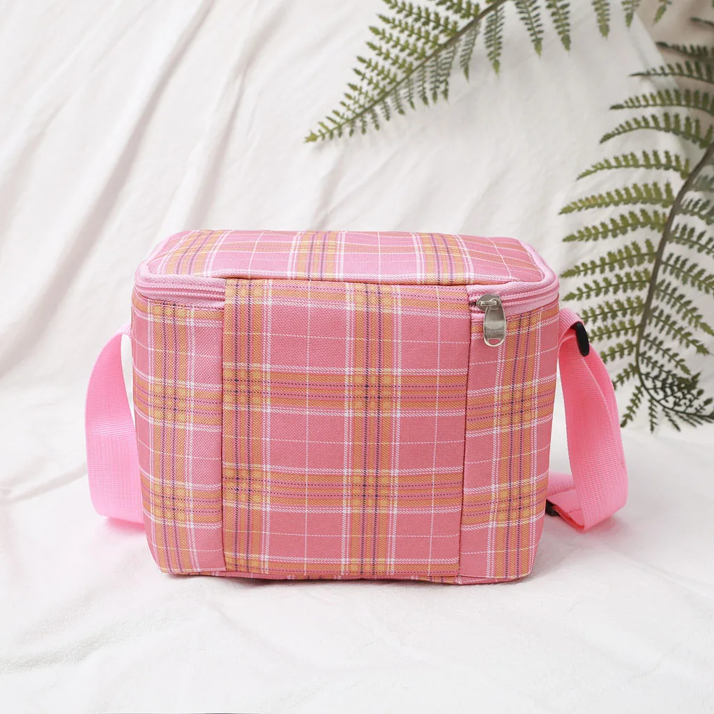 Изолированная сумка для обеда, Термосумка-тоут в полоску, сумка-холодильник для пикника, еды, Ланч-бокс для детей, женщин, мужчин, детей, bolsa termica