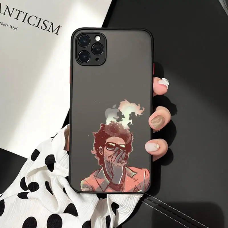 

Rapper The Weeknd XO Phone Cases matte transparent For iphone 7 8 11 12 plus mini x xs xr pro max cover