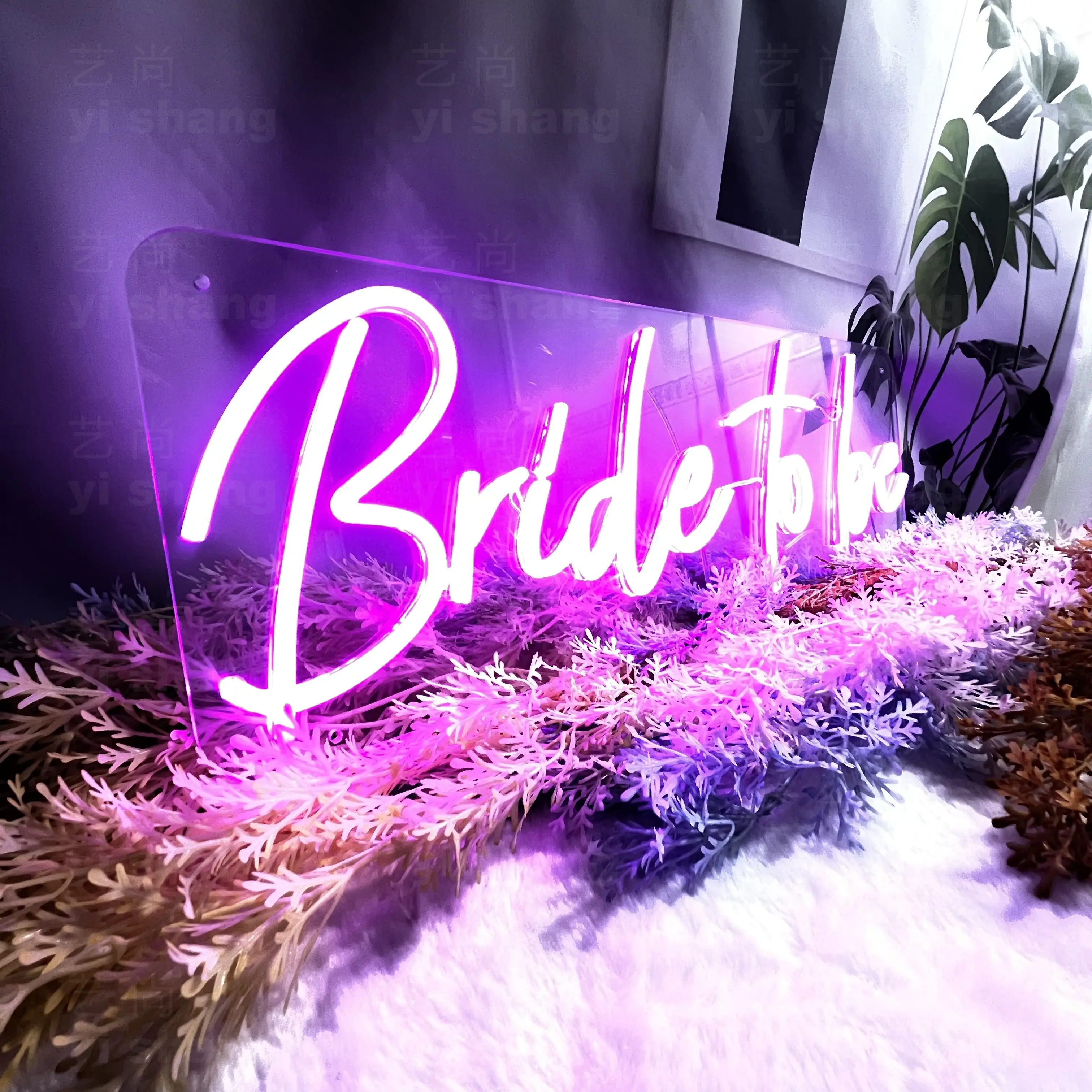 Custom LED Neon Plaque Sign Bride to be Suitable For Home Hall Restaurant Propose Wedding party Background Decor Light |