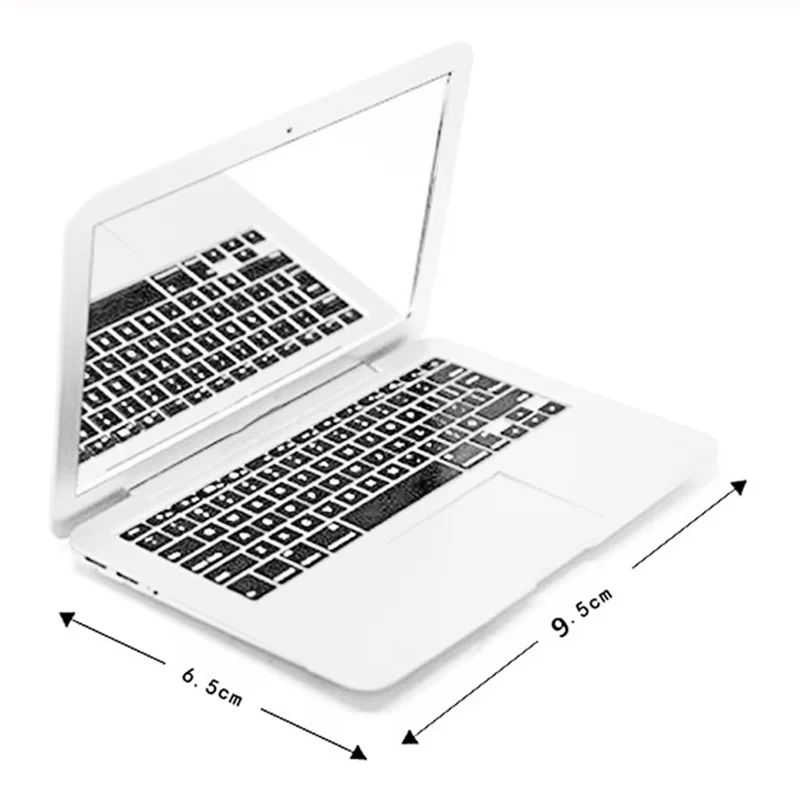 Vanity Mirror Fashion Makeup Mini Pocket Laptop Computer Glass Women Girls Creative Home Decorative Mirrors | Красота и здоровье