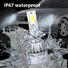 2 шт. C6 H1H4H7 автомобильная светодиодная лампа для фары 6000K супер яркие фары дальнего света автомобильные аксессуары 2020