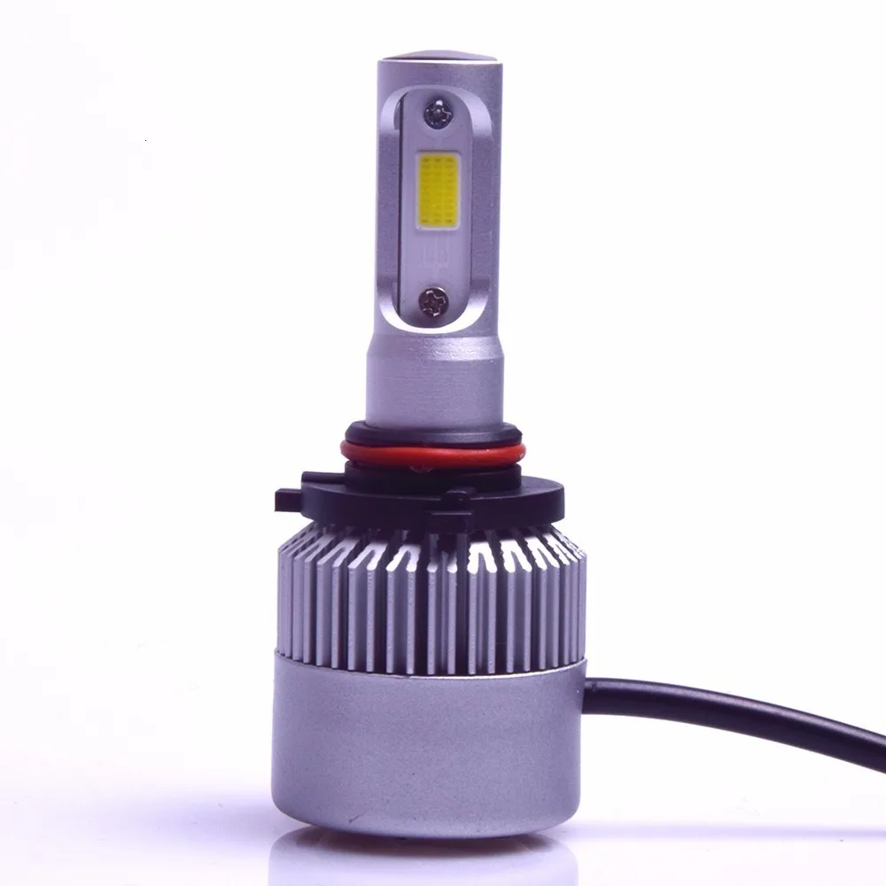 2X S2 H1 H3 H4 H7 H8 H9 H11 9005 9006 COB Del Faro 72 W фары для 8000LM светодиодный Авто ФАРИ Lampadina Della Luce di Nebbia 6500 K 24 V