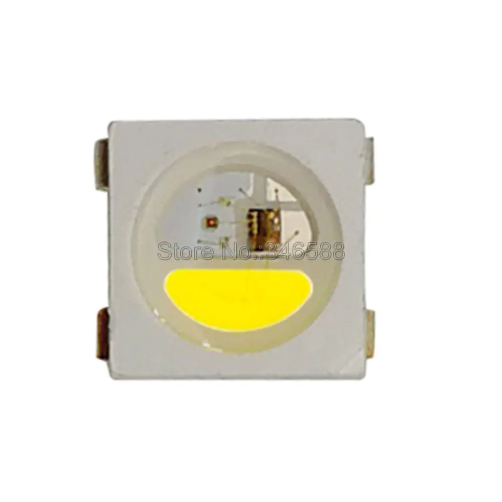 10 1000 шт. WS2812B RGB светодиодный чип 5050 SMD черный/белый PCB SK6812 RGBCW RGBNW RGBWW индивидуально