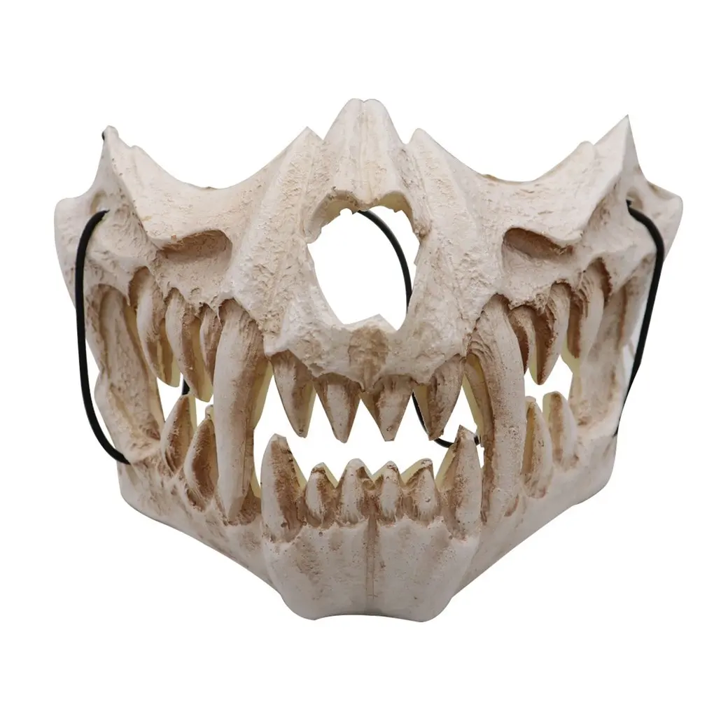 

Halloween Performance Props Two-Dimensional Party Dress Up Mask Tiger Yasha Dragon God Mask Resin Mask